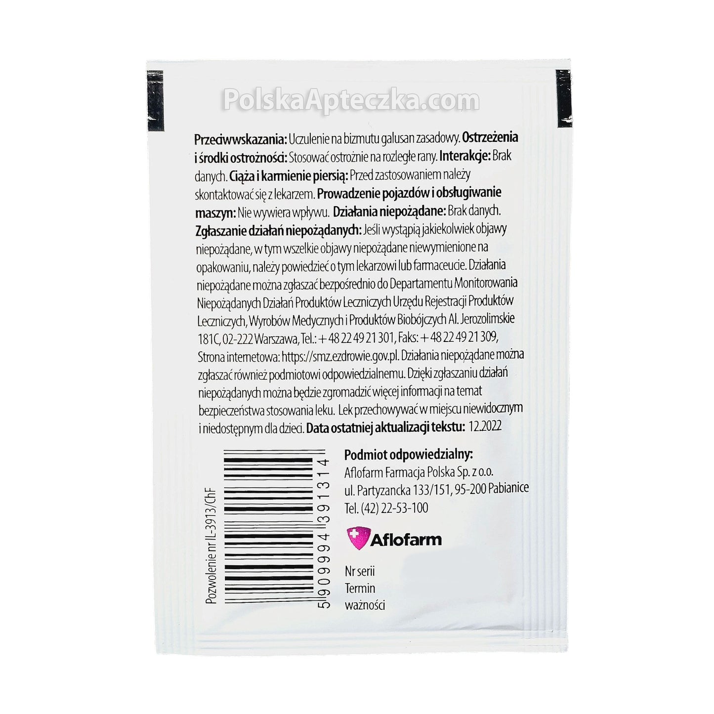 Dermatol wound healing powder 2g – Apteczka