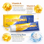 Dermosan Semi-Greasy Moisturizing Skin Cream with Vitamins A + E 40g ingredients