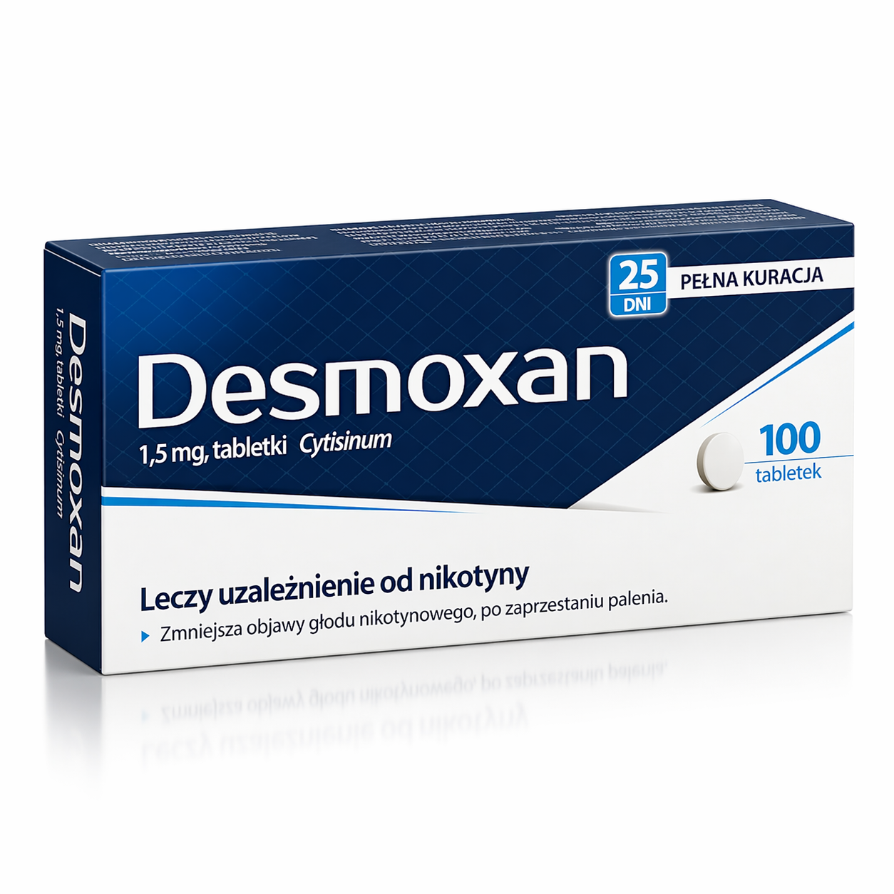 Desmoxan Cytisine 1.5 mg Smoking Cessation Tablets 100 Count 25 Day Quit Program - Apteczka | Proton Nutrition