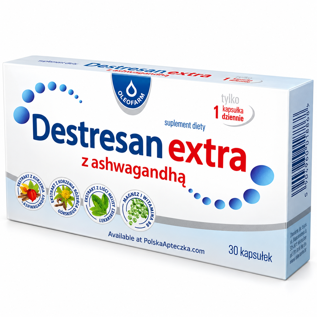 Oleofarm Destresan Extra with Ashwagandha – 30 Capsules