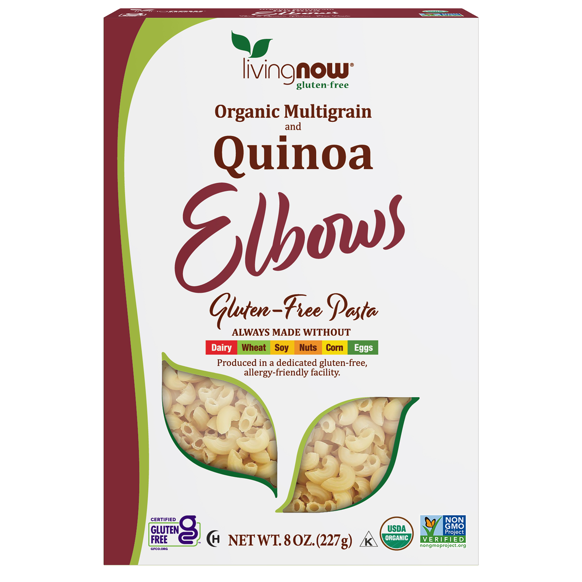 NOW Foods Quinoa Macaroni, Organic - 8 oz. / Quinoa Macaroni, produkt ekologiczny - 8 oz.