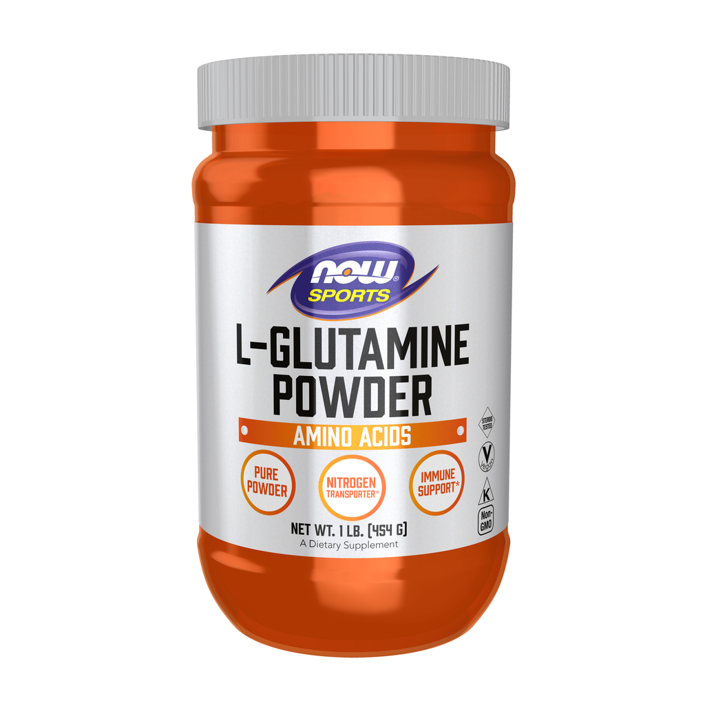 NOW Foods L-Glutamine Powder - 1 lb. / L-glutamina proszek - 1 lb.