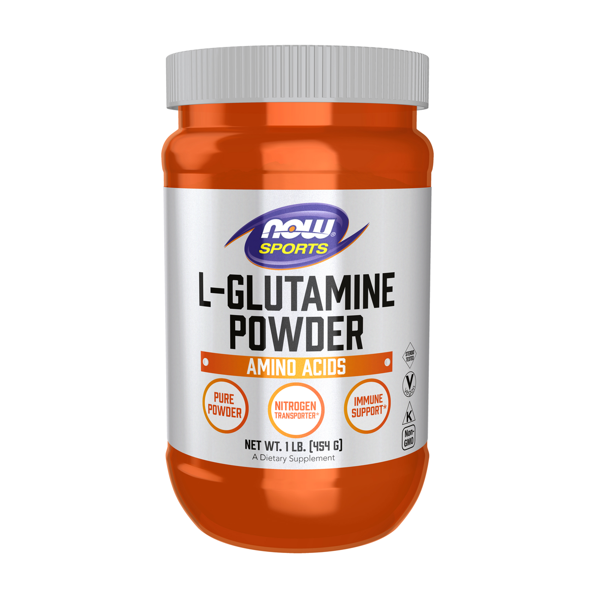 NOW Foods L-Glutamine Powder - 1 lb. / L-glutamina proszek - 1 lb.