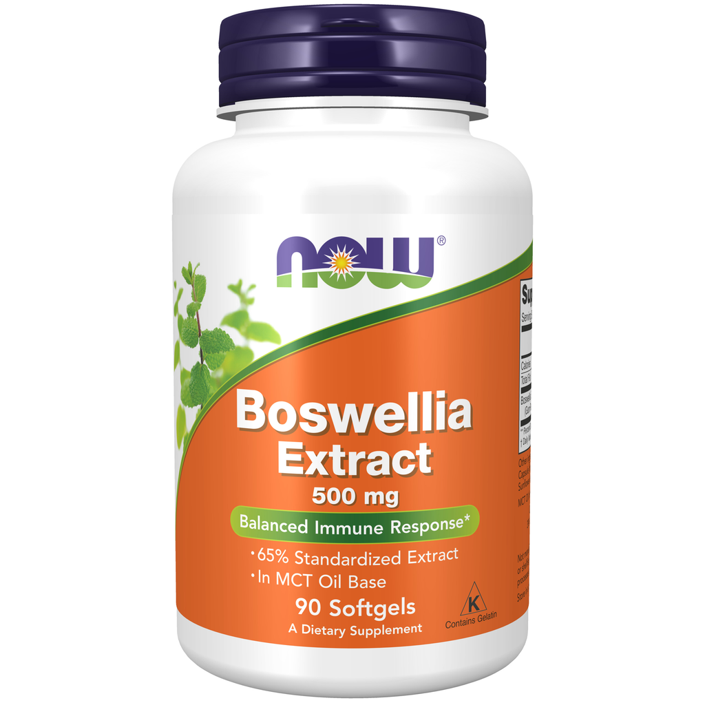 NOW Foods Boswellia Extract 500 mg - 90 Softgels / Boswellia ekstrakt 500 mg - 90 kapsułek miękkich