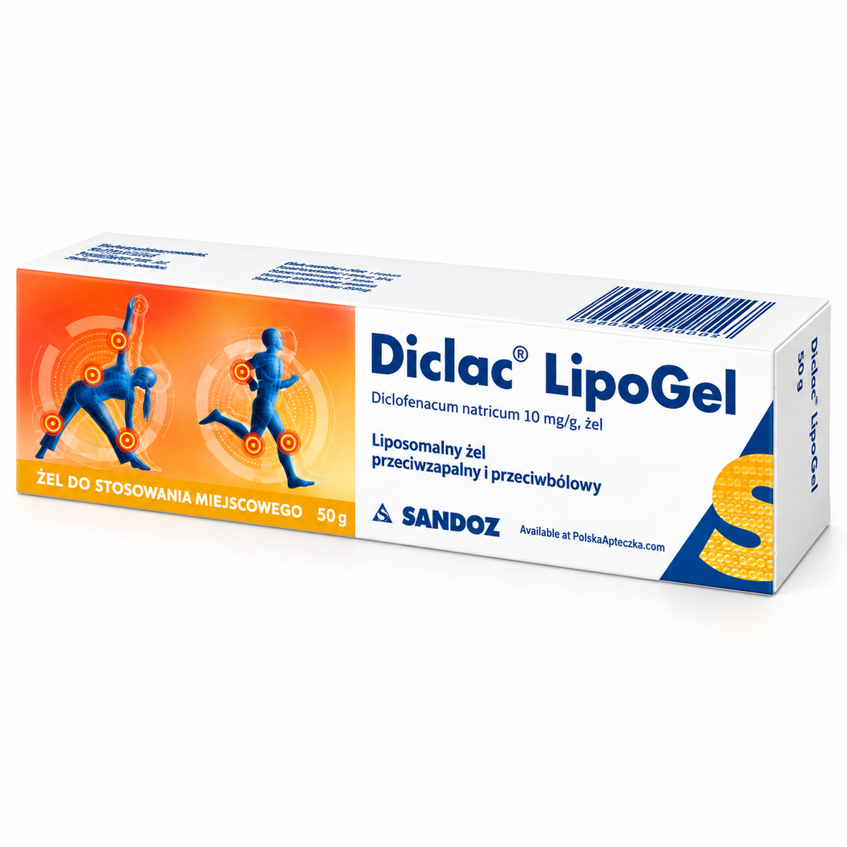 Sandoz Diclac LipoGel Diclofenac Sodium 1% Gel – 50 g