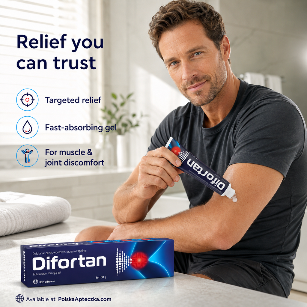 Difortan Gel 50g Etofenamate Muscle & Joint Pain Relief lifestyle