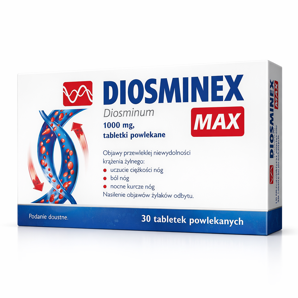 Diosminex Max 1000mg 30 Tablets Heavy Leg & Vein Support