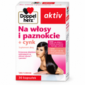 Doppelherz aktiv Hair & Nails + Zinc – 30 Capsules / Na włosy i paznokcie + cynk – 30 kapsułek