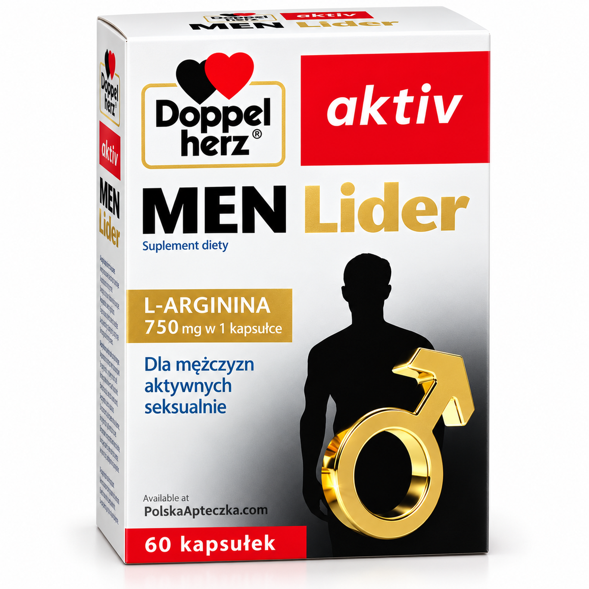 Doppelherz aktiv MEN Lider L-Arginine 750 mg – 60 Capsules