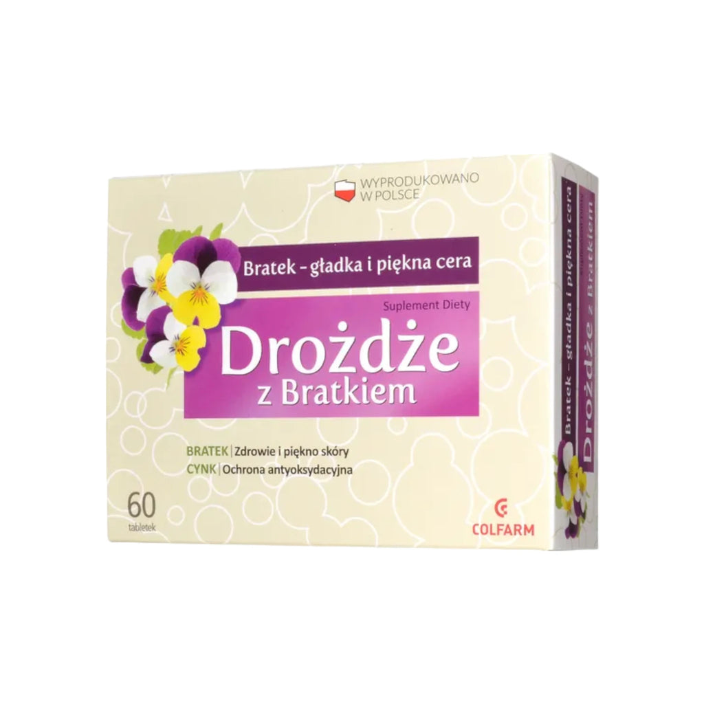 Drożdże z Bratkiem 60 Tablets by Colfarm