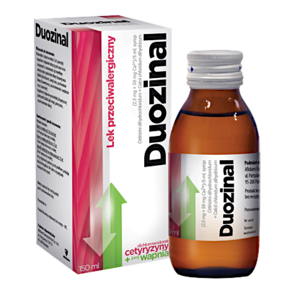 duozinal syrop antihistaminowy 150ml