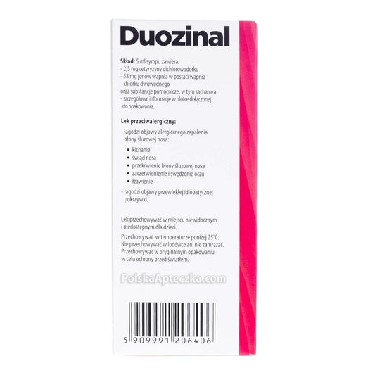 duozinal syrop antihistaminowy 150ml back