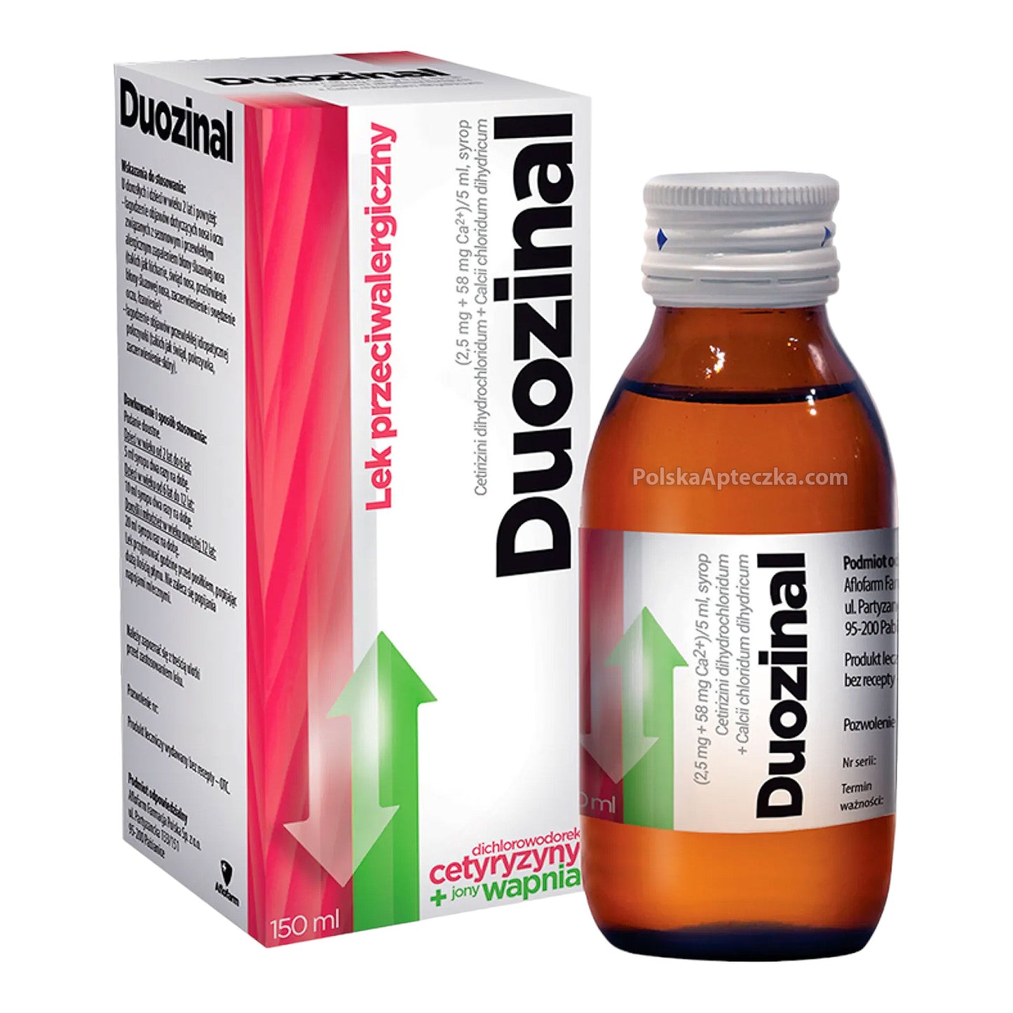 duozinal syrop antihistaminowy 150ml bottle