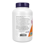NOW Foods Red Yeast Rice 600 mg - 240 Veg Capsules – Left label / Etykieta producenta