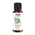 NOW Foods Lavender & Tea Tree Oil Blend - 1 fl. oz. / lawenda & olejek z drzewa herbacianego mieszanka - 1 fl oz