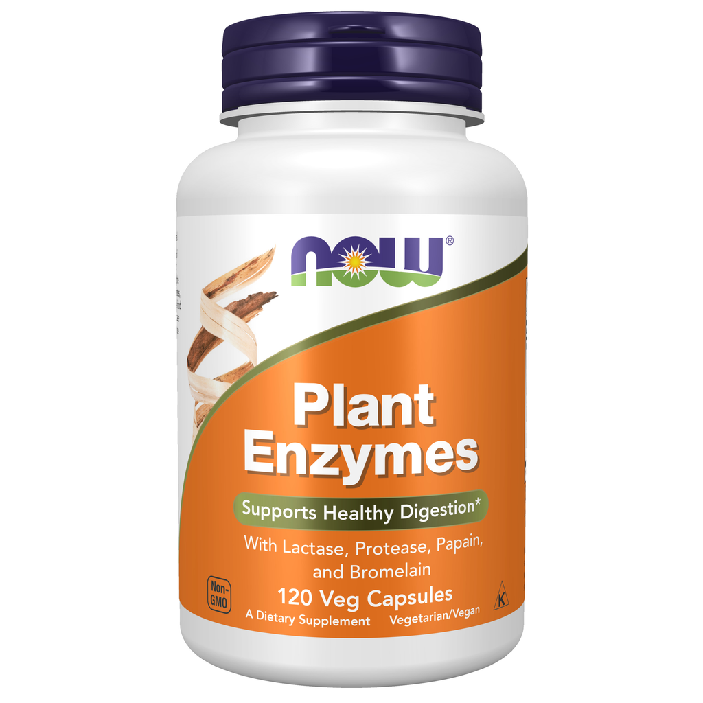 NOW Foods Plant Enzymes - 120 Veg Capsules / roślinny enzymy - 120 kapsułek roślinnych