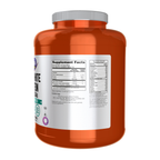 NOW Foods Egg White Protein, Unflavored Powder - 5 lbs. – right label / Etykieta producenta