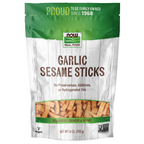 NOW Foods Garlic Sesame Sticks - 9 oz. / czosnek sezam paluszki - 9 oz.