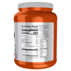NOW Foods Whey Protein Isolate, Creamy Vanilla Powder - 1.8 lbs. – Right label / Etykieta producenta