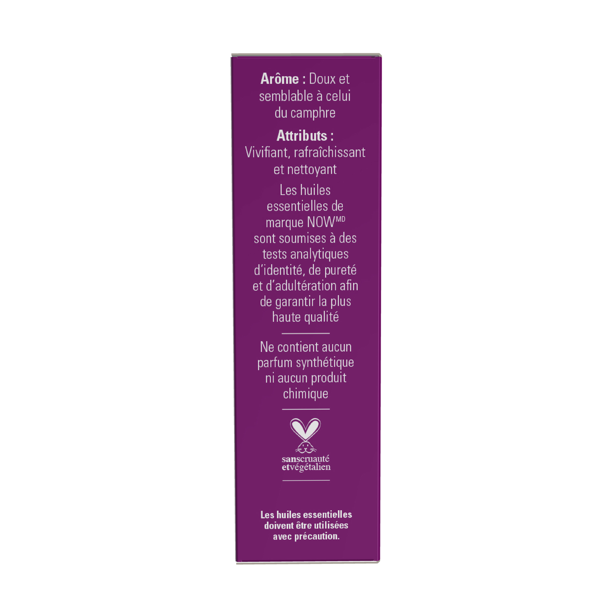 NOW Foods Seasonal Defense Essential Oil Blend Roll-On - 10 mL – Left label / Etykieta producenta
