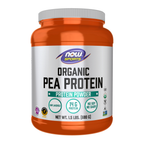 NOW Foods Pea Protein, Organic Powder - 1.5 lbs. / białko grochu, produkt ekologiczny proszek - 1.5 lb
