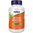 NOW Foods Turmeric Curcumin Phytosome - 60 Veg Capsules / kurkuma kurkumina Phytosome - 60 kapsułek roślinnych