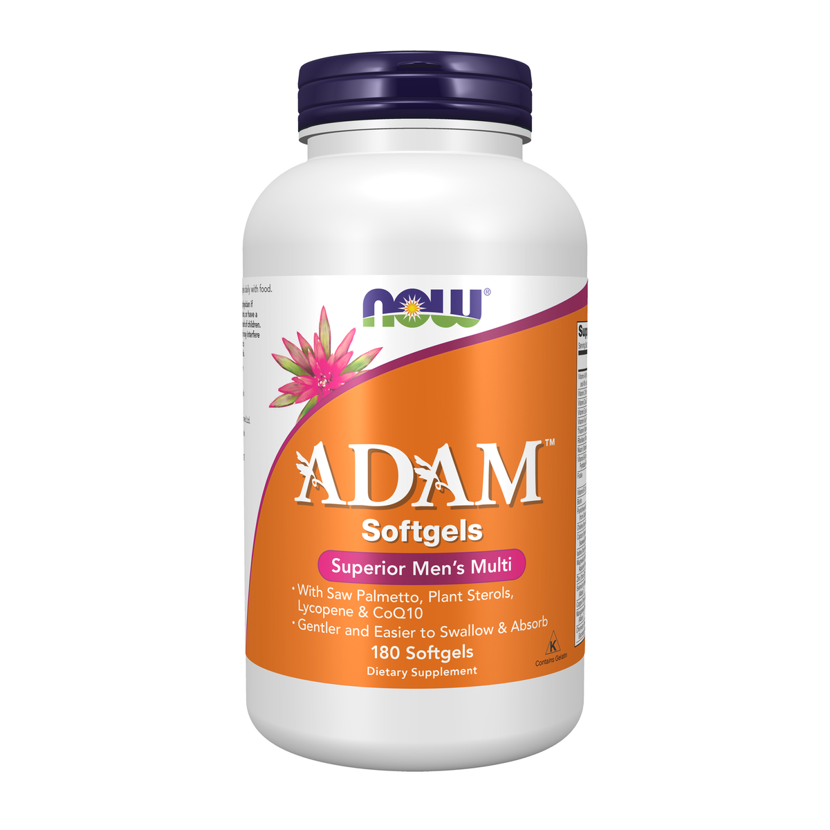 NOW Foods Adam™ Men's Multiple Vitamin - 180 Softgels / Adam™ mężczyzn's wieloskładnikowy witamina - 180 kapsułek miękkich