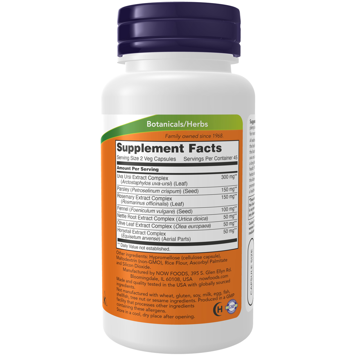 NOW Foods Kidney Cleanse - 90 Veg Capsules – Right label / Etykieta producenta