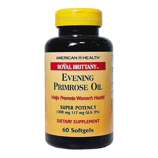Evening Primrose Oil 1,300mg | Olej z nasion wiesiołka, 60 softgels