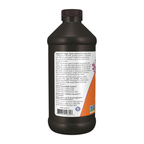 NOW Foods Sunflower Liquid Lecithin - 16 fl. oz. – left label / Etykieta producenta