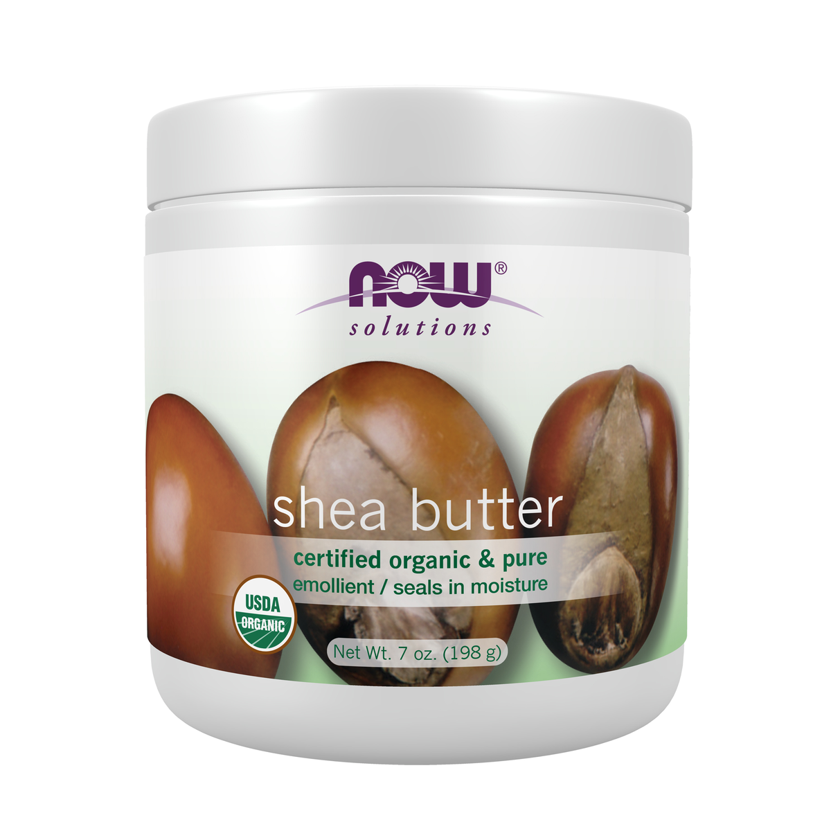 NOW Foods Shea Butter, Organic & Pure - 7 oz. / masło shea, produkt ekologiczny & czysty - 7 oz.