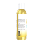 NOW Foods Soothing Baby Oil, Fragrance Free - 4 fl. oz. – Left label / Etykieta producenta