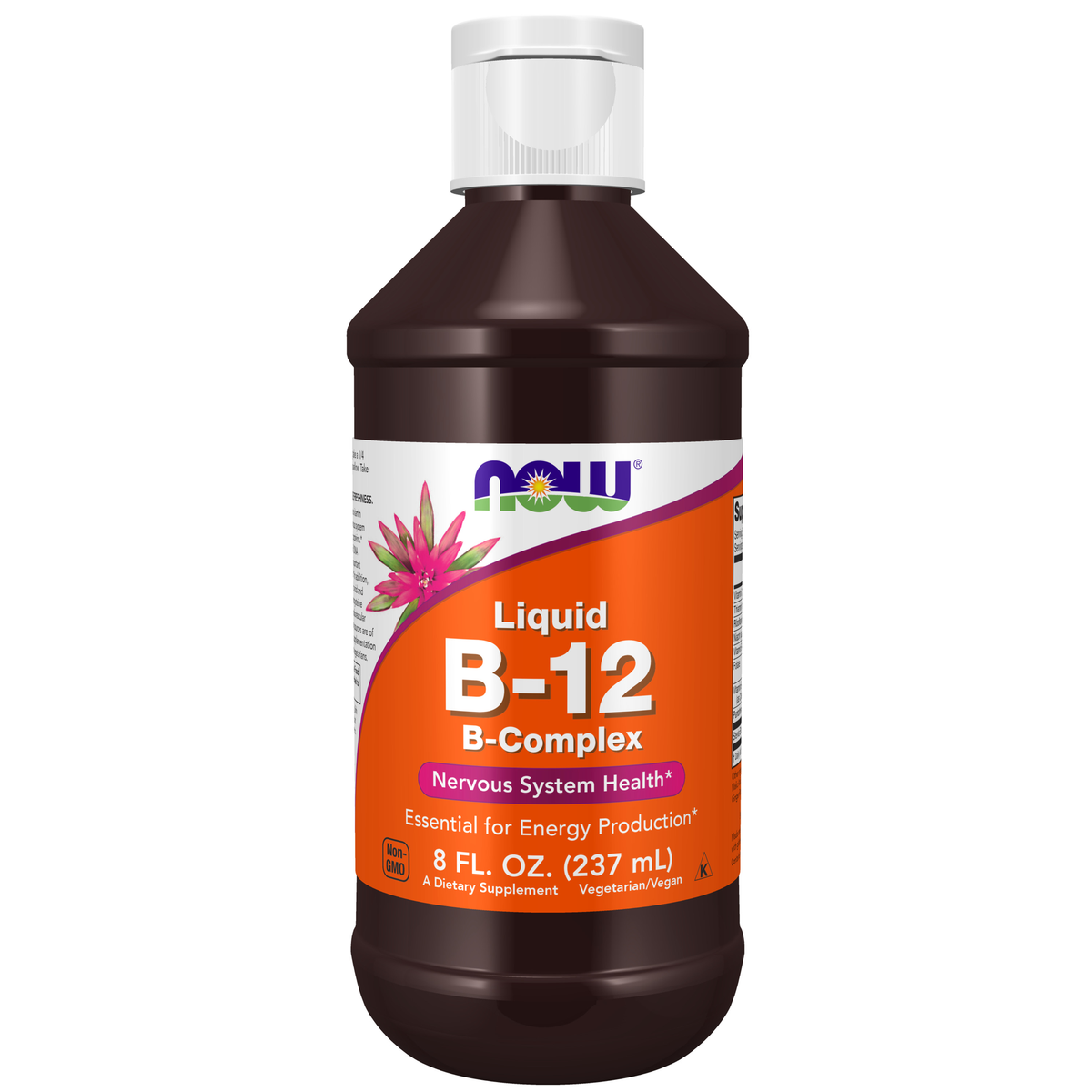 NOW Foods Vitamin B-12 Complex Liquid - 8 oz. / witamina B-12 kompleks płyn - 8 oz.