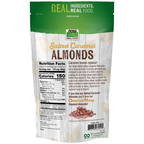 NOW Foods Almonds, Salted Caramel - 12 oz. – Label details / Etykieta producenta
