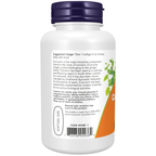 NOW Foods Turmeric Curcumin Gels - 60 Softgels – Left label / Etykieta producenta