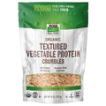 NOW Foods Textured Vegetable Protein Crumbles, Organic - 8 oz. / granulat białka roślinnego, produkt ekologiczny - 8 oz.