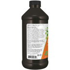 NOW Foods Chlorophyll Liquid, Mint – 16 fl. oz. – Left label / Etykieta producenta