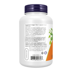 NOW Foods Milk Thistle Extract, Double Strength 300 mg - 200 Veg Capsules – Left label / Etykieta producenta