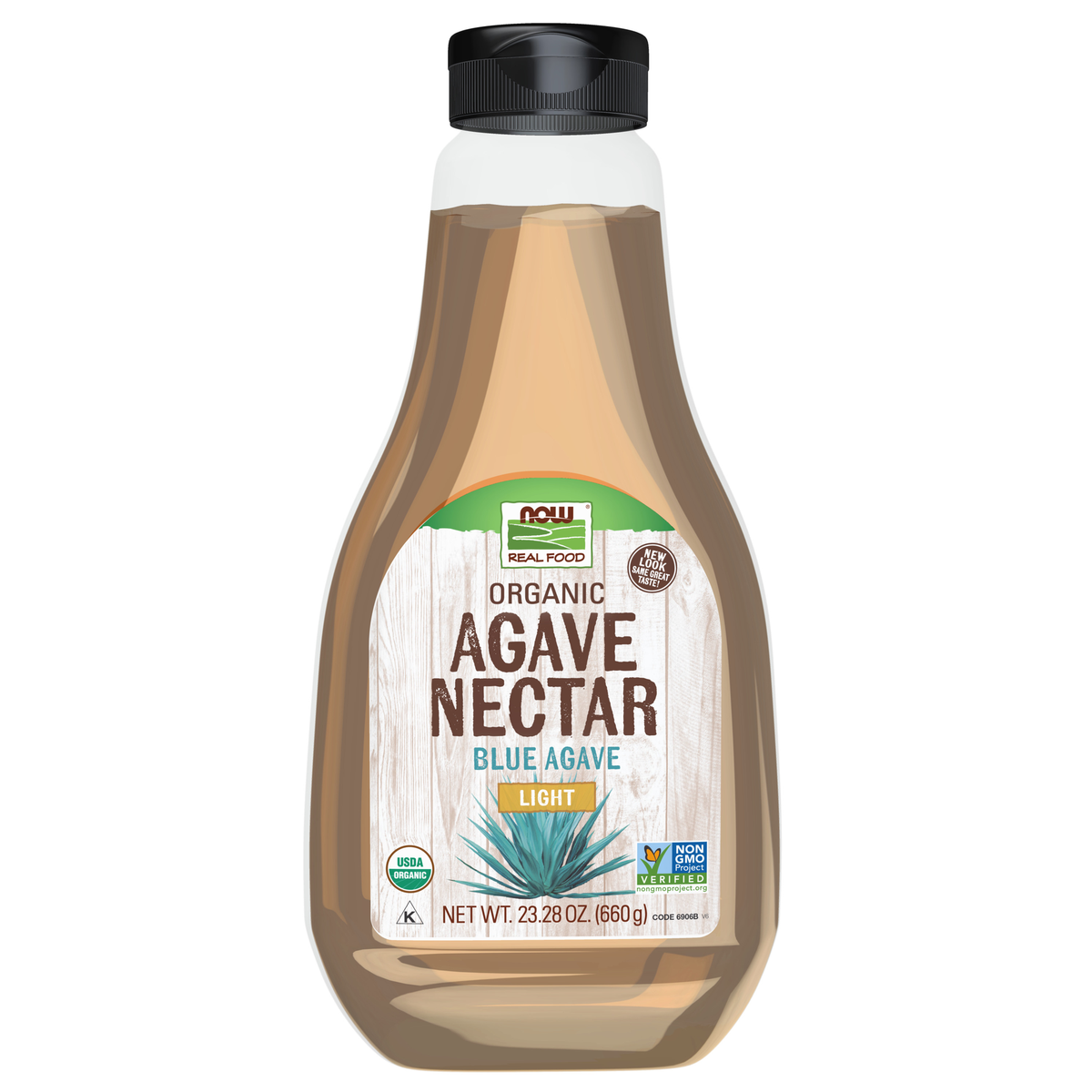NOW Foods Agave Nectar, Light & Organic - 23.28 oz. / Agave Nectar, Light & produkt ekologiczny - 23.28 oz.