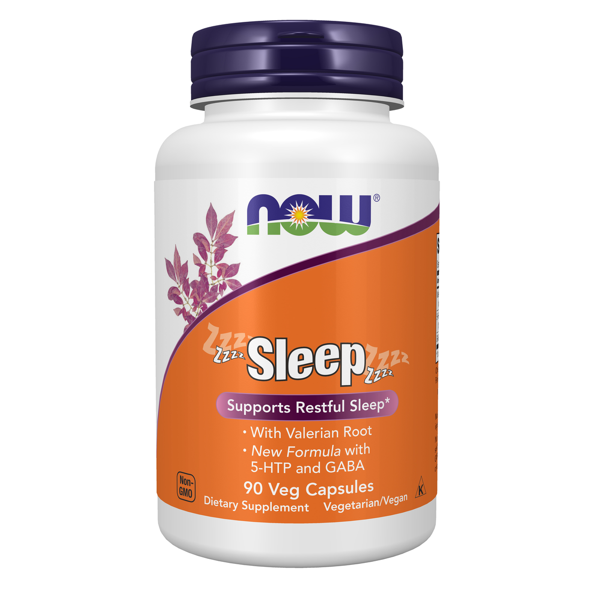 NOW Foods Sleep - 90 Veg Capsules / Sleep - 90 kapsułek roślinnych