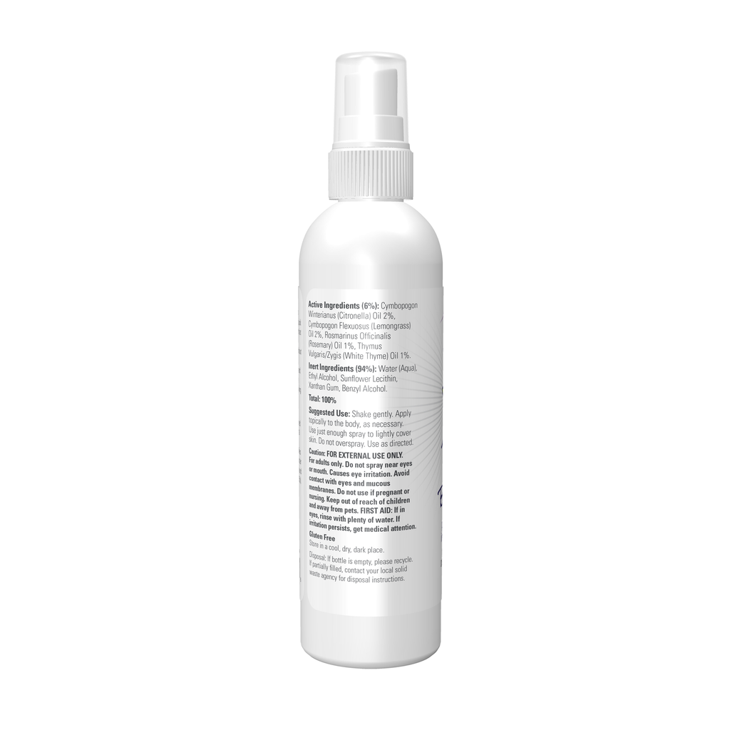 NOW Foods Bug Ban™ Spray - 4 fl. oz. – Left label / Etykieta producenta