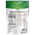 NOW Foods Tapioca Flour, Organic - 16 oz. – Label details / Etykieta producenta