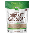 NOW Foods Sucanat® Cane Sugar, Organic - 2 lb / Sucanat® Cane cukier, produkt ekologiczny - 2 lb