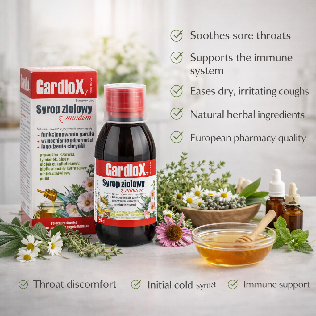 GardloX Herbal Syrup with Honey 125 g benefits