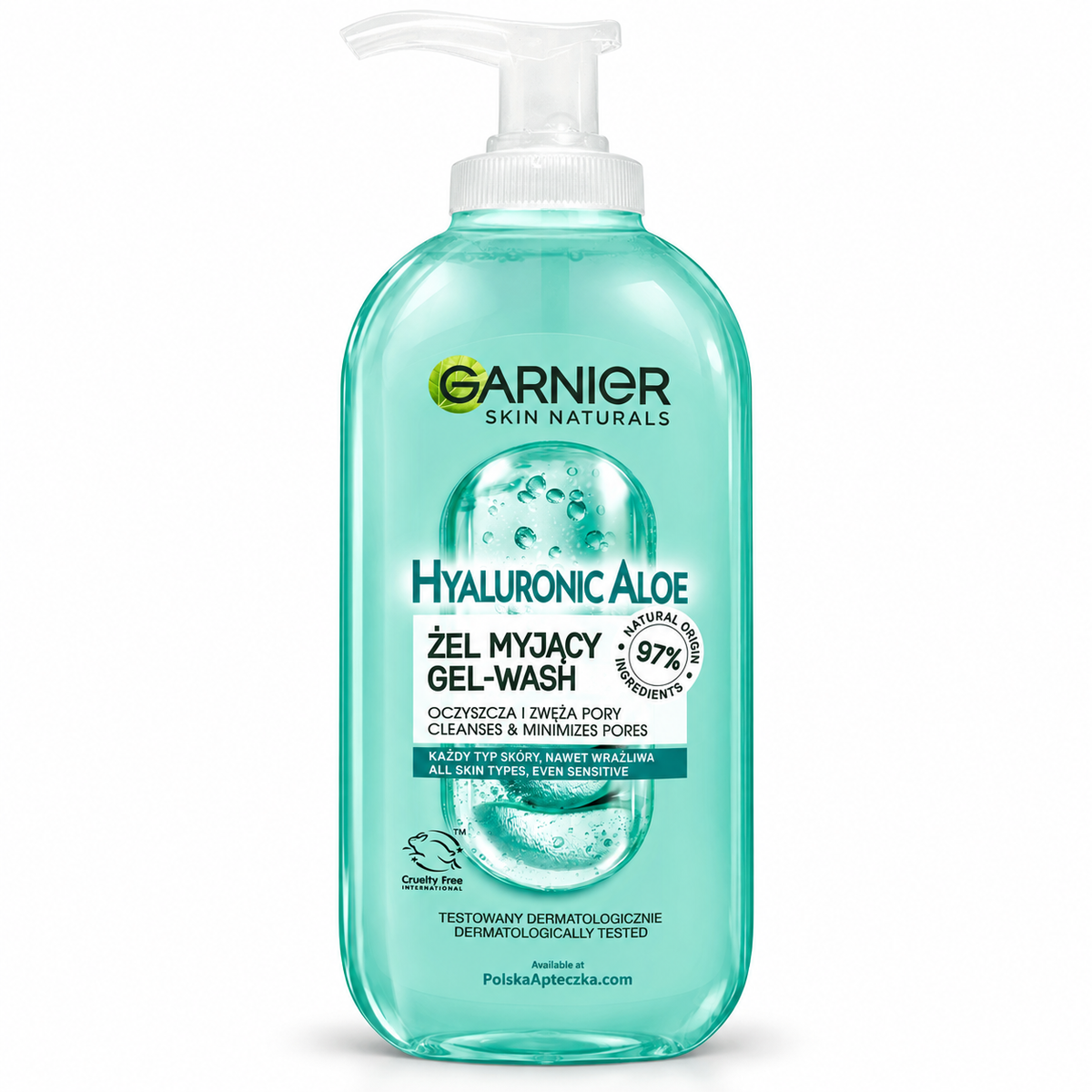 Garnier Hyaluronic Aloe Cleansing Face Wash 200 ml / Garnier Hyaluronic Aloe, żel myjący do twarzy 200 ml