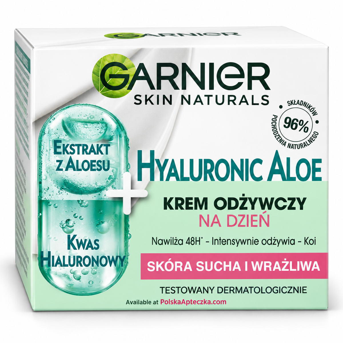 Garnier Hyaluronic Aloe Nourishing Day Cream 50 ml / Garnier Hyaluronic Aloe, odżywczy krem na dzień 50 ml