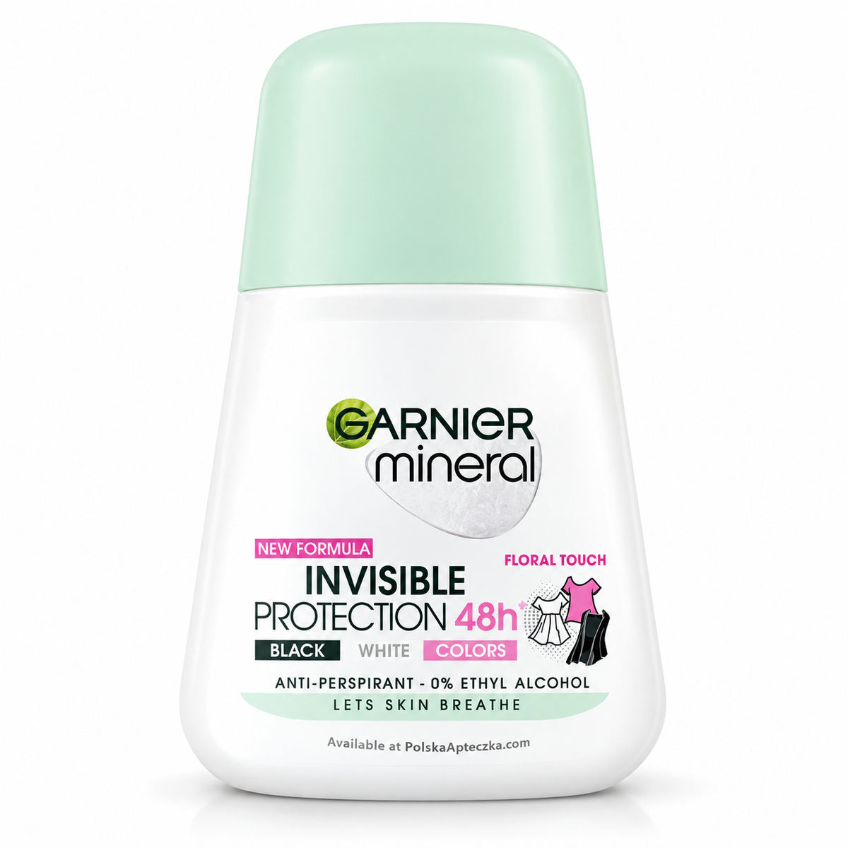 Garnier Mineral Invisible Protection Floral Touch Roll-On 50 ml / Garnier Mineral Floral Touch, antyperspirant w kulce 50 ml