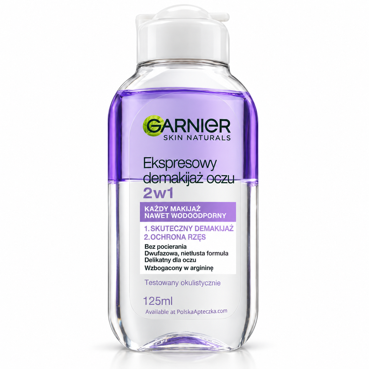 Garnier Skin Naturals 2-in-1 Eye Makeup Remover 125 ml / Garnier Skin Naturals, płyn do demakijażu oczu 2w1 125 ml