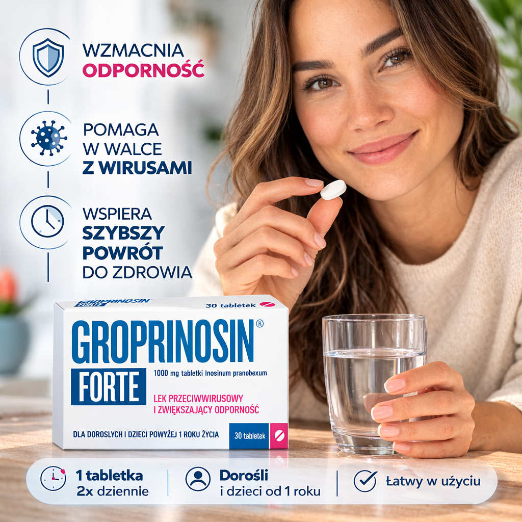Groprinosin Forte 1000mg Antiviral Immune Support Inosine Pranobex Tablets lifestyle pl