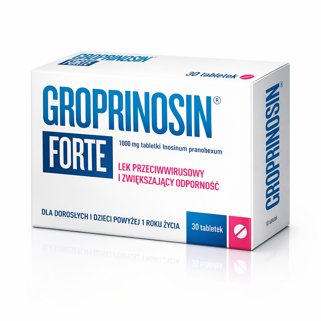 Groprinosin Forte 1000mg Antiviral Immune Support Inosine Pranobex Tablets